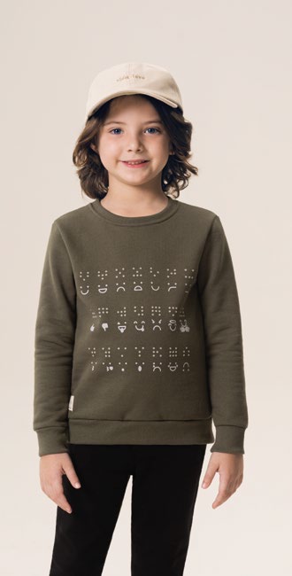 Polera Braille en Relieve