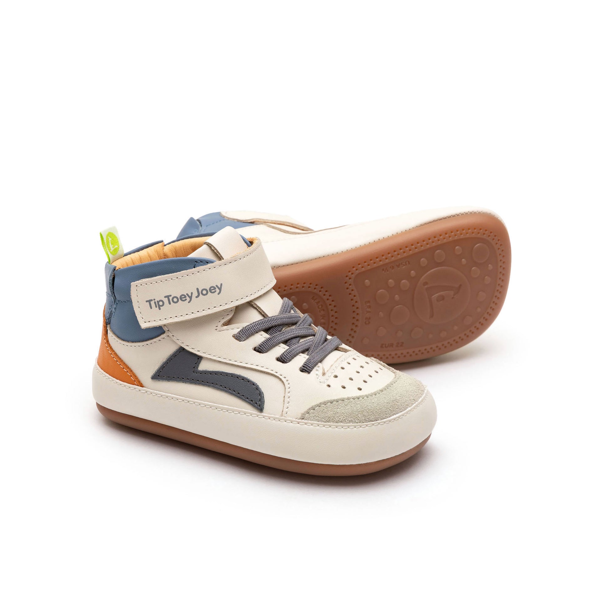 Landy High-top Tapioca / Slate Blue / Tangerine - vista principal