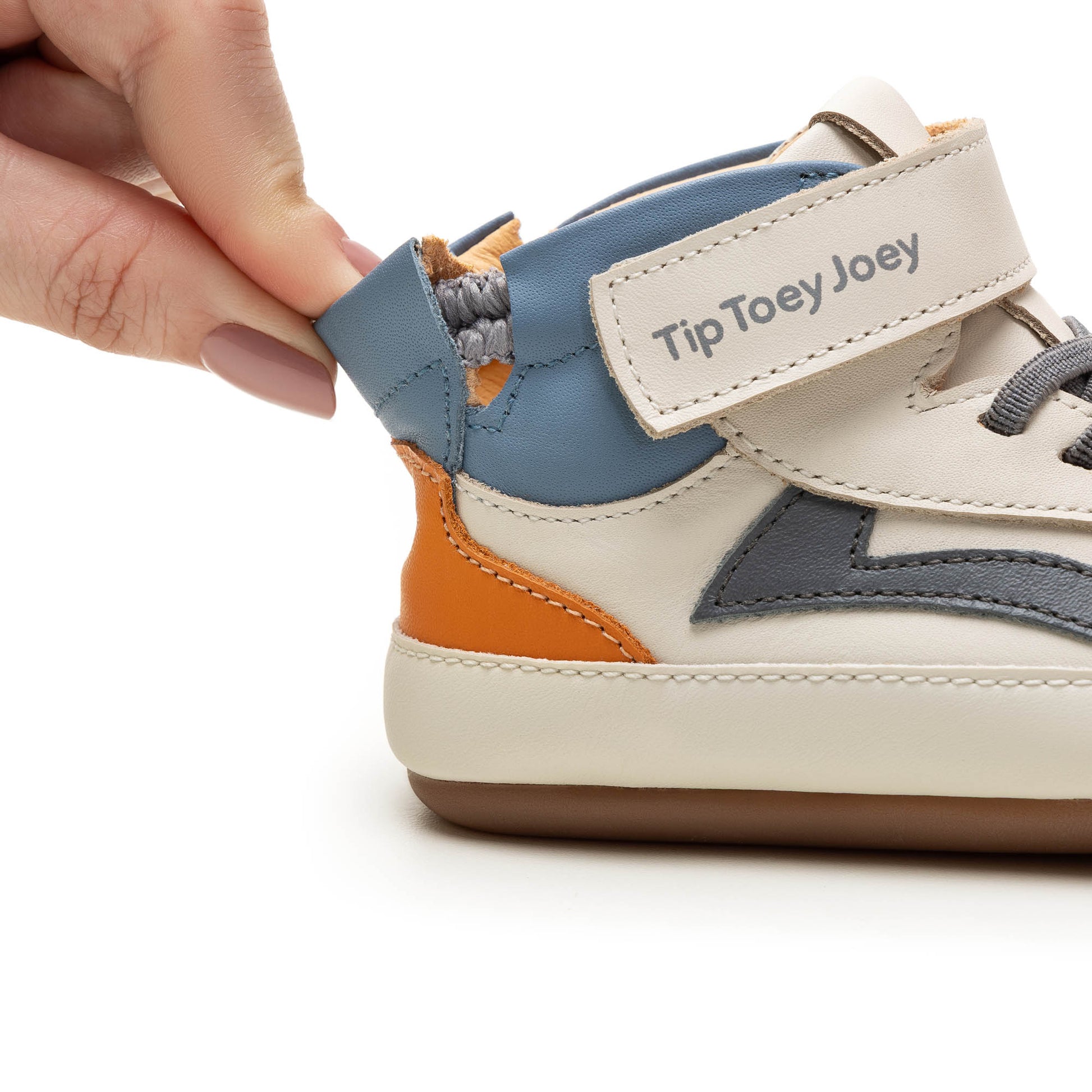Landy High-top Tapioca / Slate Blue / Tangerine - imagen 4