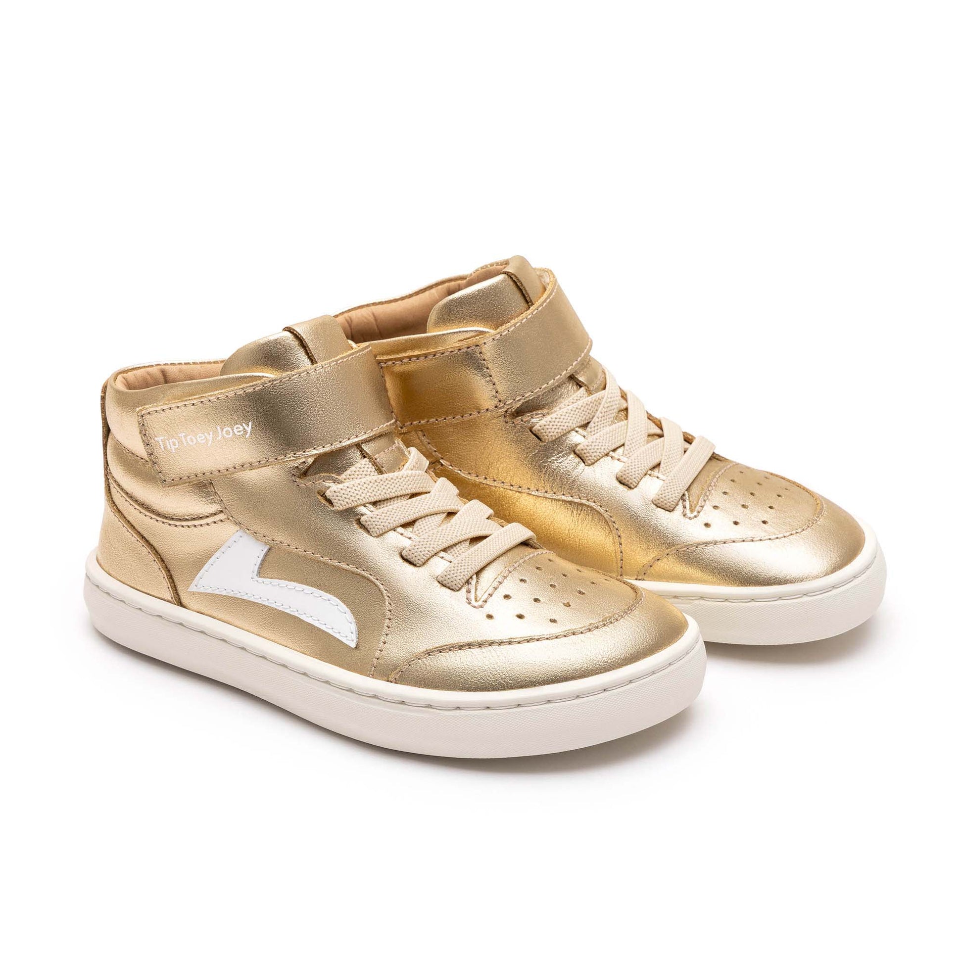 Landy High-top Metal Gold / White - vista principal