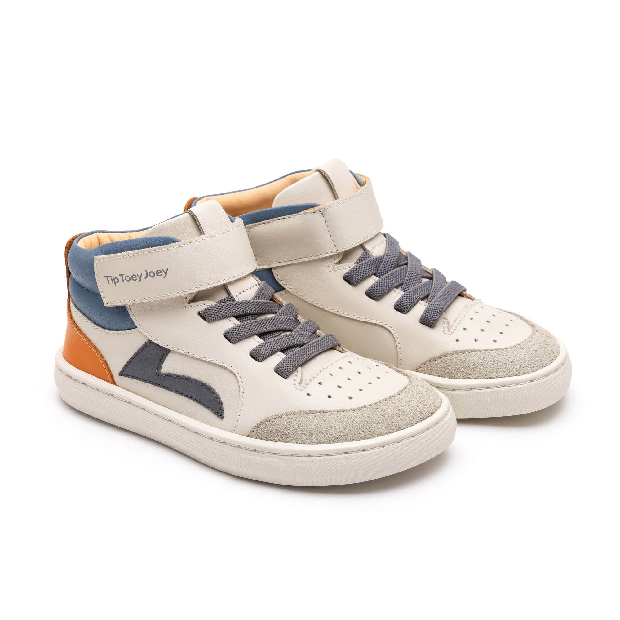 Landy High-top Tapioca / Slate Blue / Tangerine - vista principal